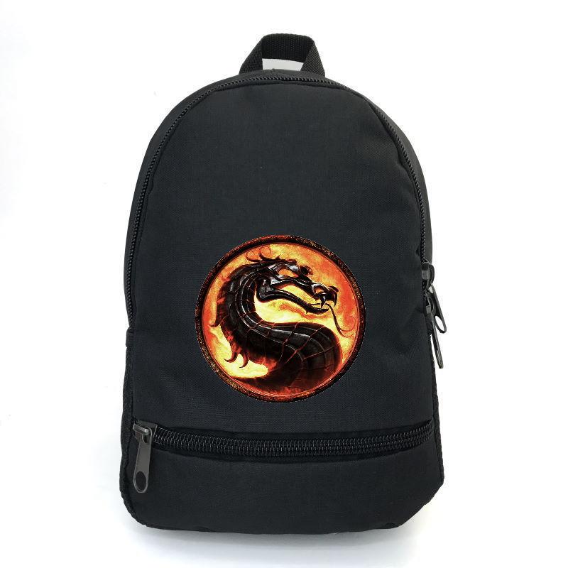 Школьный рюкзак подростковый Cappuccino Toys с принтом Mortal Combat 002 12,5 л Черный (1404954758)