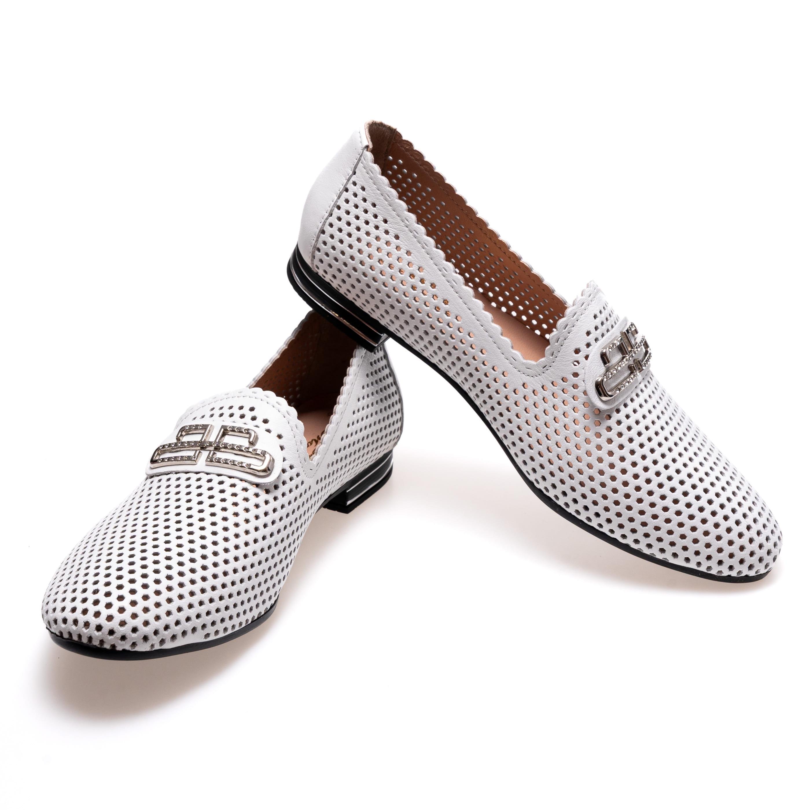 Лофери Magnolya 01648 р. 34 Білий (104363999)