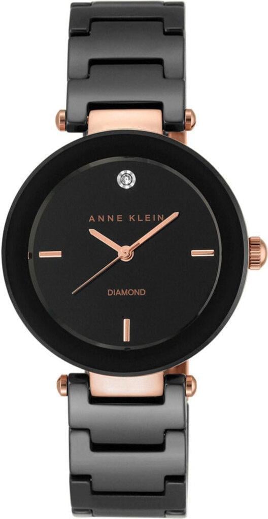Наручные часы женские Anne Klein AK/1018RGBK Розовое золото/Черный