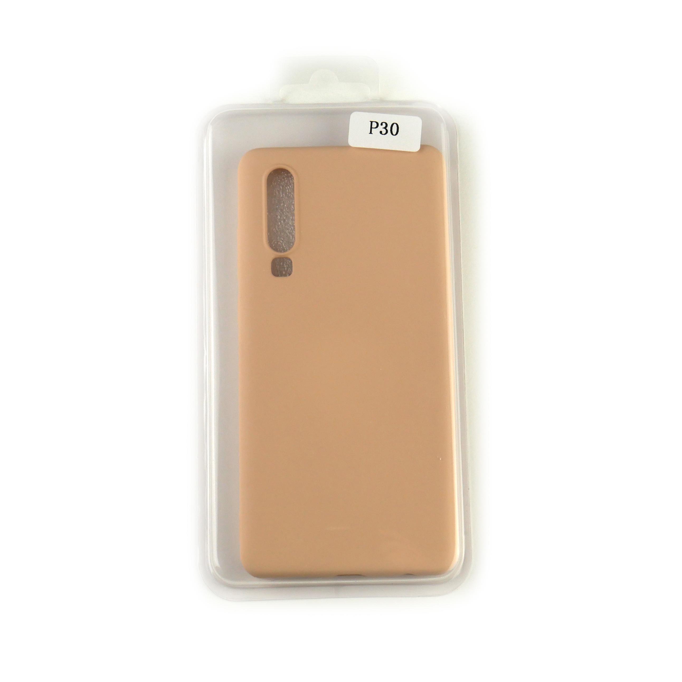 Чехол Silicone Case Full Cover Huawei P30 Розовое Золото