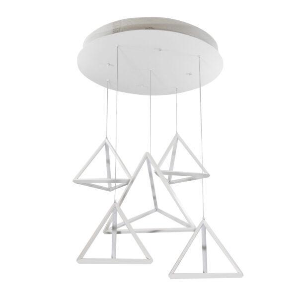 Светильник подвесной Polux Trójkąty LED 5 (310477)