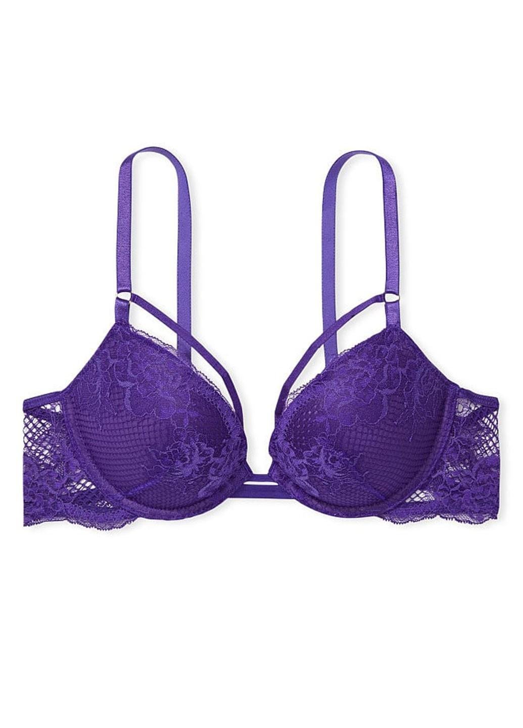 Комплект спідньої білизни Victoria's Secret 34C/S Фіолетовий (14400235893QCJ4434C/S) - фото 4 Комплект спідньої білизни Victoria's Secret 34C/S Фіолетовий (14400235893QCJ4434C/S) - фото 4