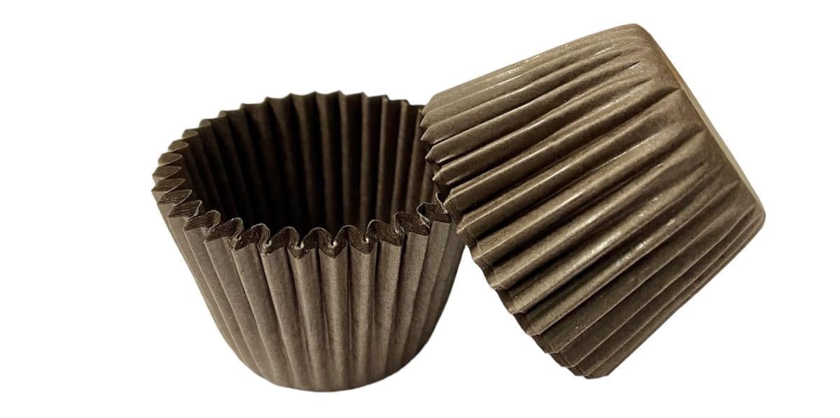 Форма для выпечки кексов/капкейков бумажные 30х27 мм Коричневый (19573215)