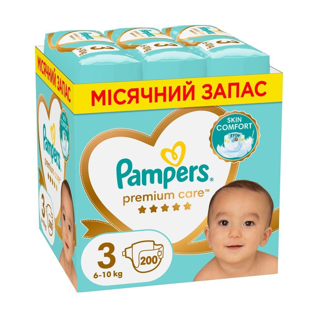 Підгузки дитячі Pampers Premium Care р. 3 6-10 кг 200 шт. (PD262548)