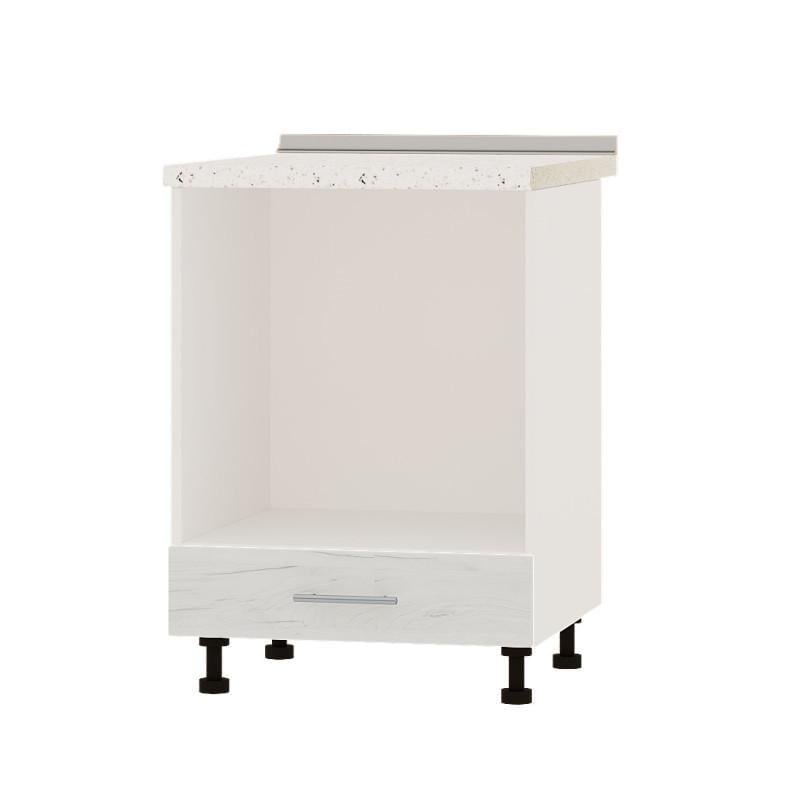 Кухонный модуль под духовку Оптима Низ Н85-600 без столешницы 600х461х820 мм Белый/Дуб Крафт Белый (DTM-072189) - фото 1 Кухонный модуль под духовку Оптима Низ Н85-600 без столешницы 600х461х820 мм Белый/Дуб Крафт Белый (DTM-072189) - фото 1