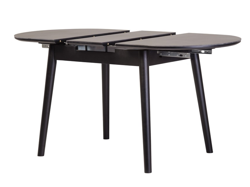 Обідній стіл розсувний Ветро 1100-1400x750x760 мм Чорний онікс/Чорний (TМ-85) - фото 3 Обідній стіл розсувний Ветро 1100-1400x750x760 мм Чорний онікс/Чорний (TМ-85) - фото 3