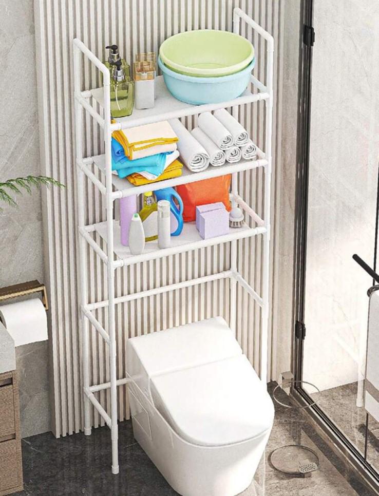 Стелаж багатофункціональний для ванної над унітазом 155x47x25 см - фото 2
