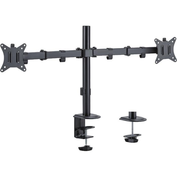 Кронштейн настольный Gembird MA-D2-01 для двух мониторов 17-32" до 9 кг VESA 100x100 Black (36944233)
