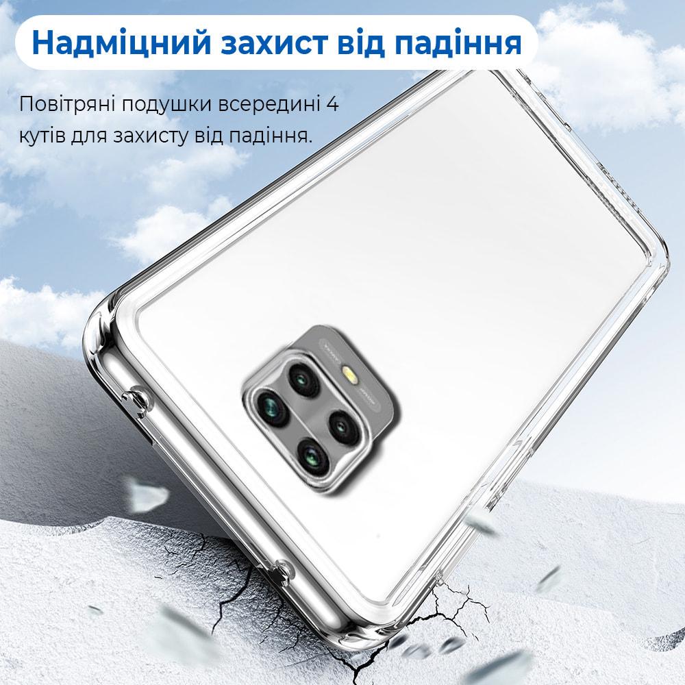 Силіконовий чохол Space Xiaomi Redmi Note 9S (прозорий) (35384) - фото 3