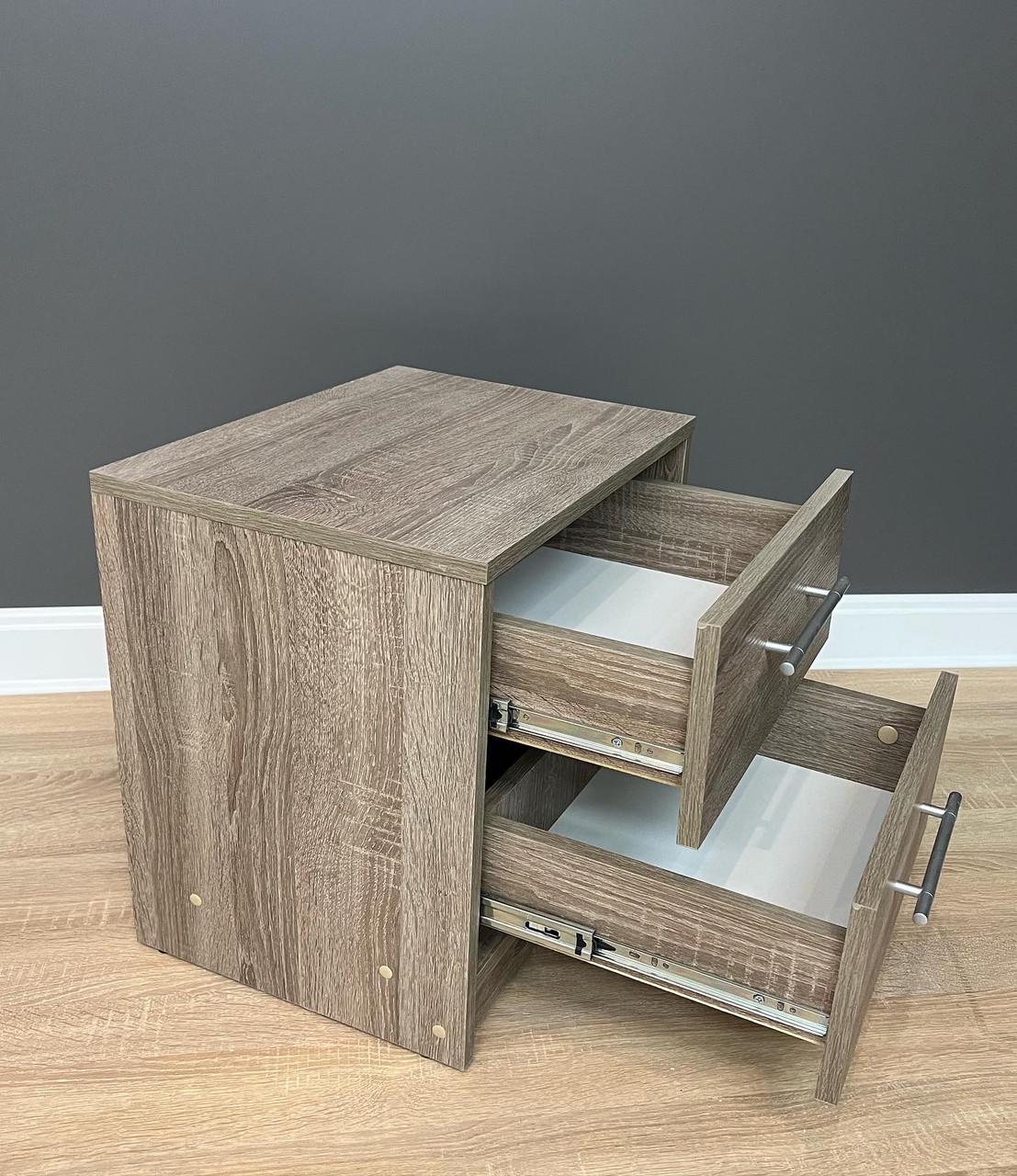 Тумба приліжкова Ексклюзив 450х450х350 мм Дуб сонома трюфель - фото 3