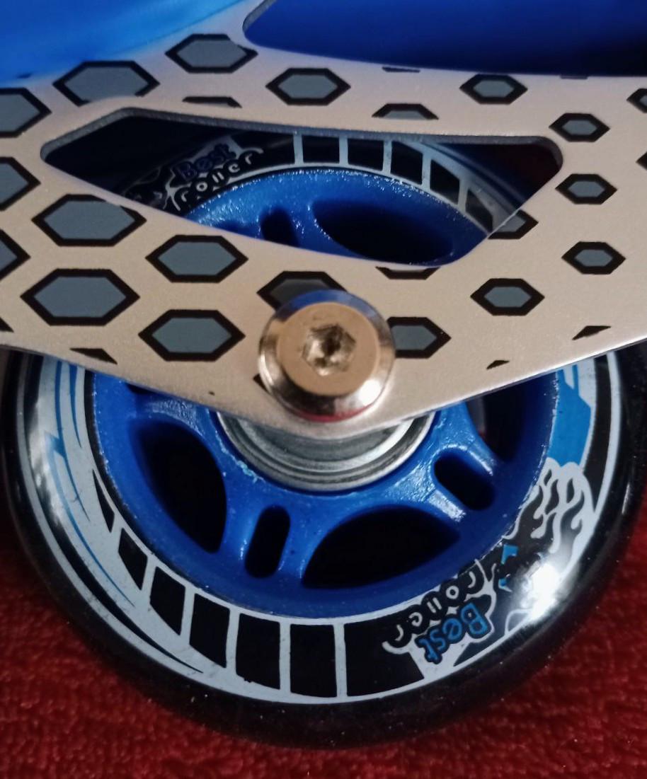 Ролики дитячі Best Roller 73906 р. 38-42 з підсвіткою переднє колесо Синій (roll711br) - фото 5 Ролики дитячі Best Roller 73906 р. 38-42 з підсвіткою переднє колесо Синій (roll711br) - фото 5