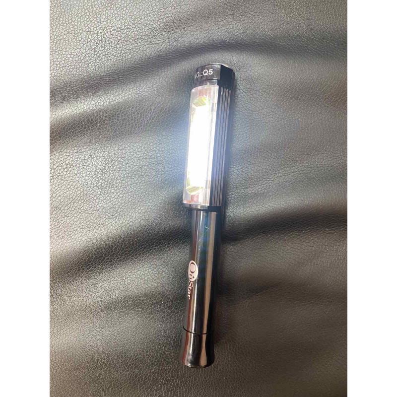 Ручной светодиодный фонарь на батарейках 6W магнитным держателем - фото 7