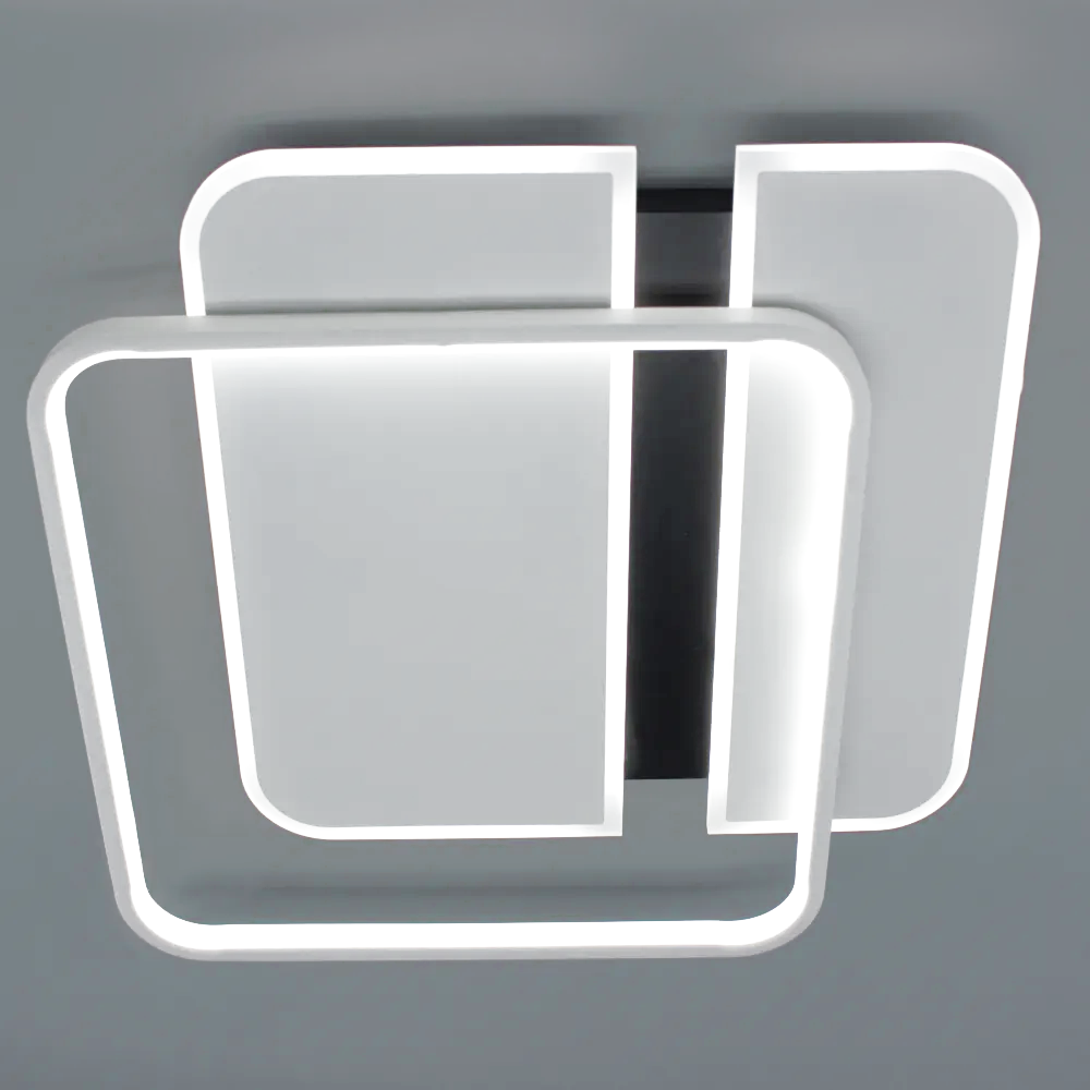 Люстра светодиодная ESLLSE SAVIO 100W 2S/500x500x60/220V/IP20 Black/White (27712834)