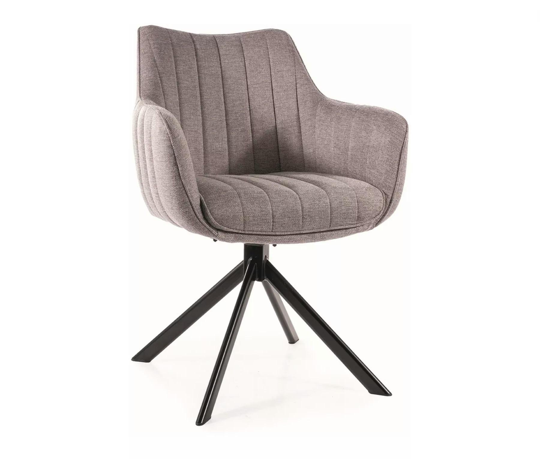 Стул кухонный Signal AZALIA BREGO Черный/Серый (13276395)