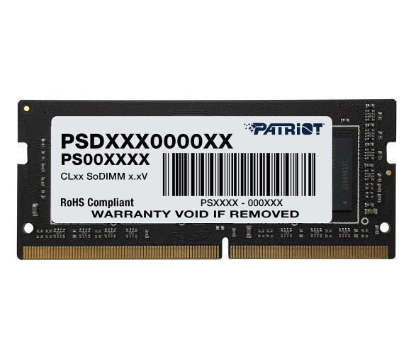 Оперативна пам'ять Patriot Signature Line DDR4 8 GB 3200 CL22 SODIMM (PSD48G320081S)