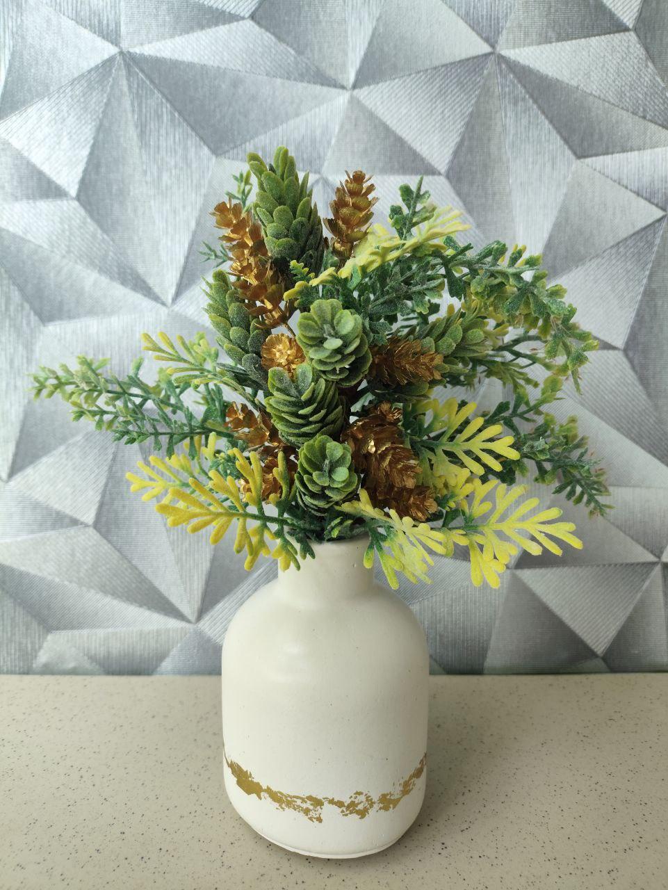 Ваза гіпсова ручної роботи Білий (2635614806) Ваза гіпсова ручної роботи Білий (2635614806)