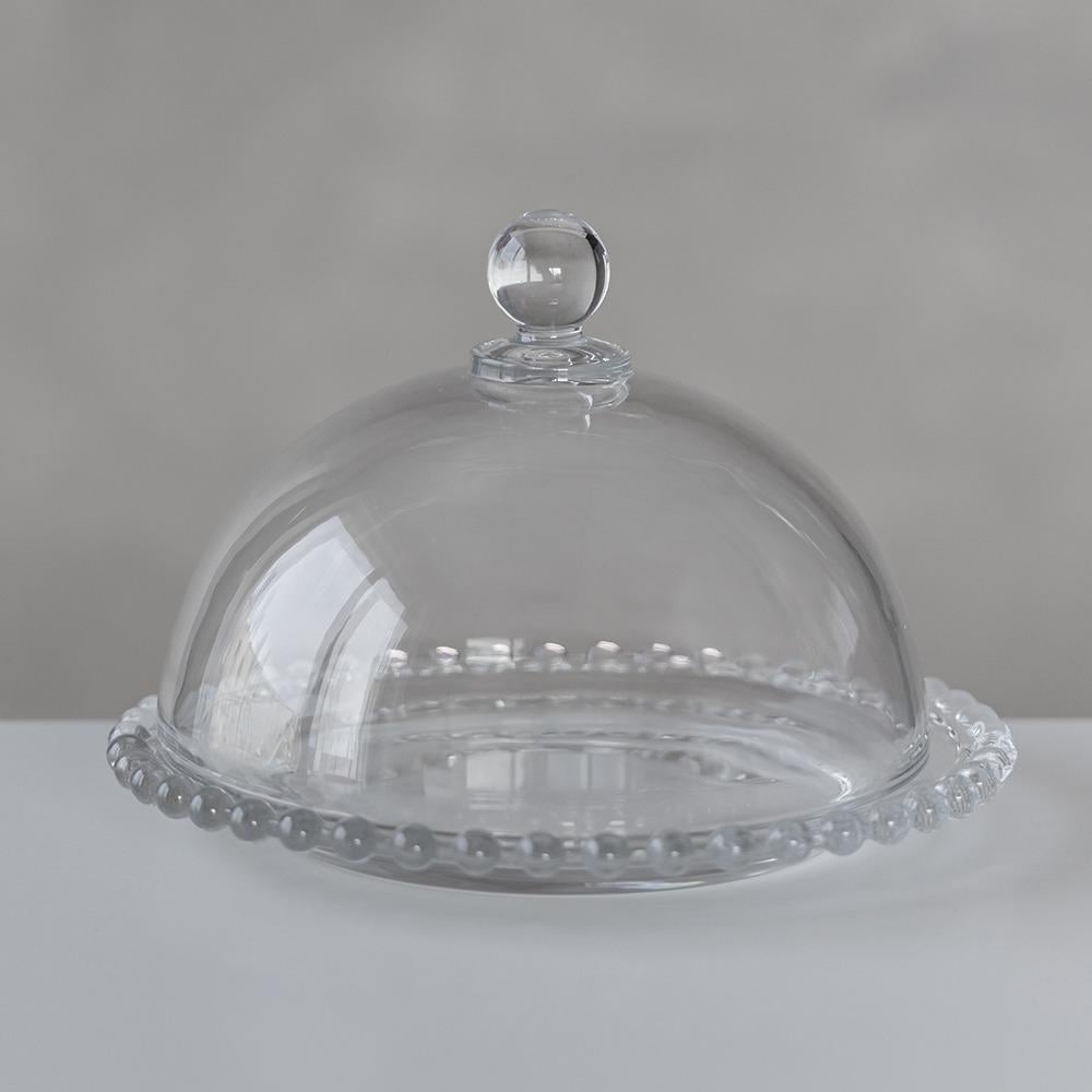 Тортовница стеклянная Жемчужное очарование 19х14 см (9269-006)