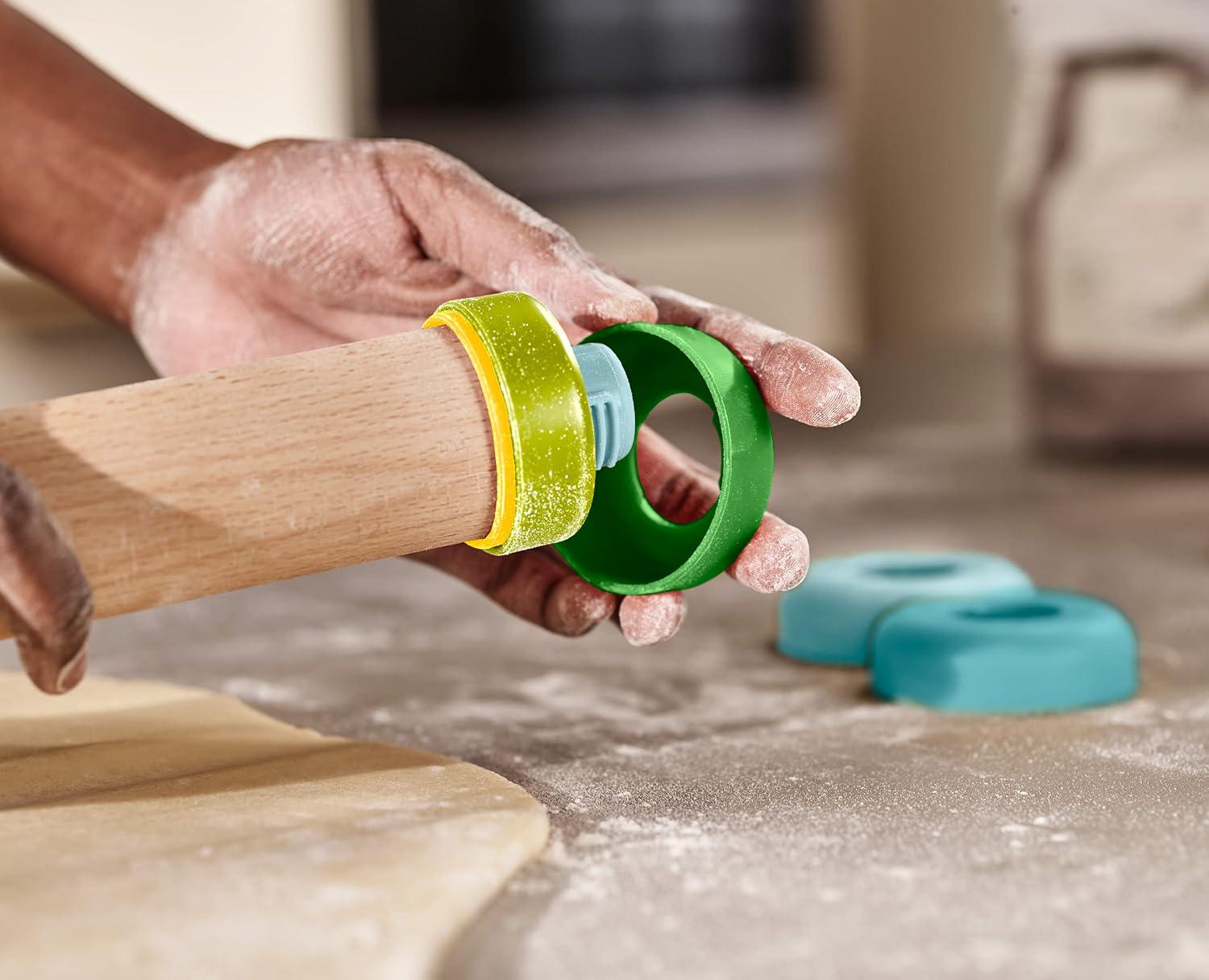 Скалка для теста Duo Joseph Joseph регулируемая 42 см Разноцветный (40118) - фото 4 Скалка для теста Duo Joseph Joseph регулируемая 42 см Разноцветный (40118) - фото 4