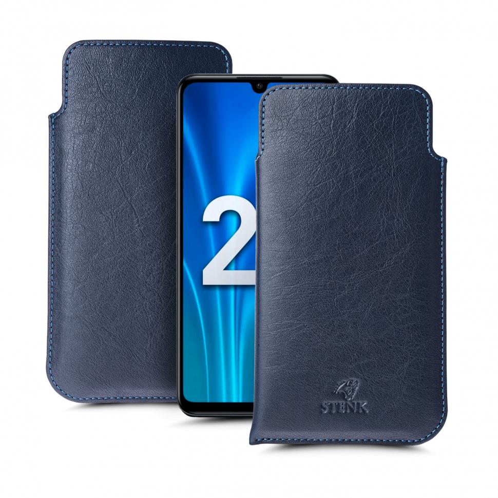 Футляр Stenk Elegance для Huawei Honor 20 Lite Синий (65946)