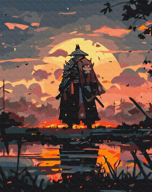 Картина по номерам BrushMe Миссия самурая 40х50 см (BS53819) Картина по номерам BrushMe Миссия самурая 40х50 см (BS53819)