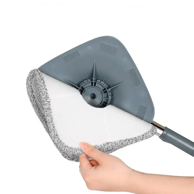 Швабра с самоотжимом с ведром для мытья полов 5,8 л - фото 4