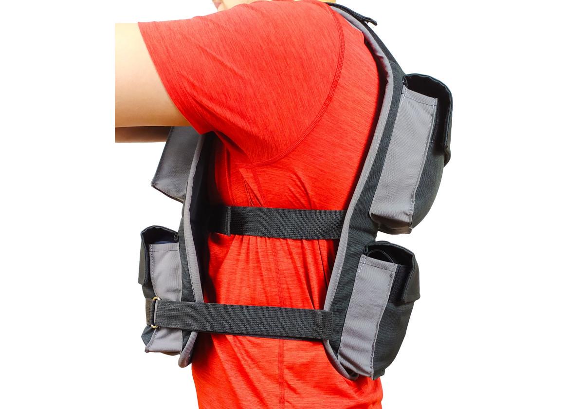 Жилет-обтяжувач EasyFit до 20 кг набірної з філерами (EF-WTV-200) - фото 2