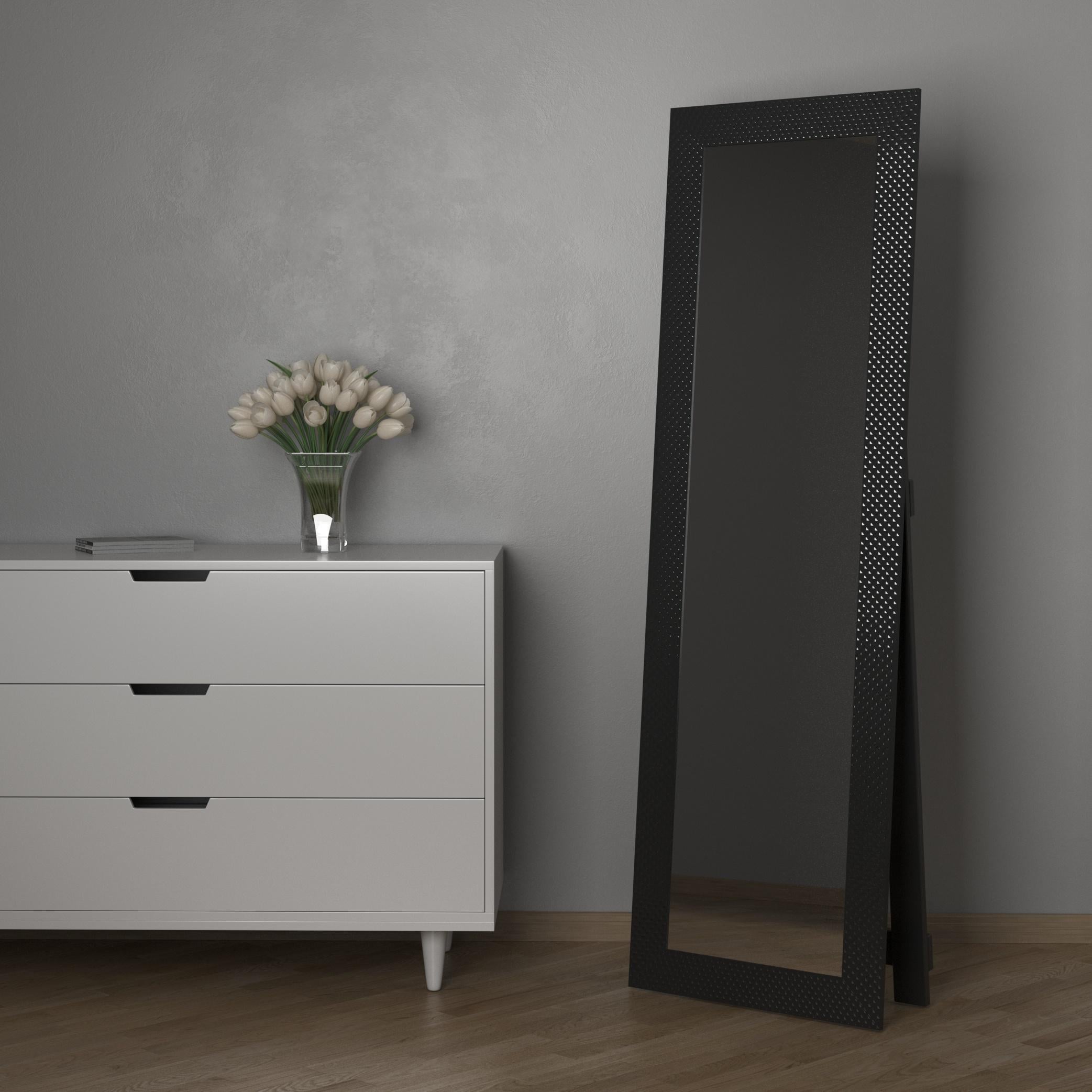 Зеркало напольное Black Mirror 176х56 Черный (8518В-101) Зеркало напольное Black Mirror 176х56 Черный (8518В-101)