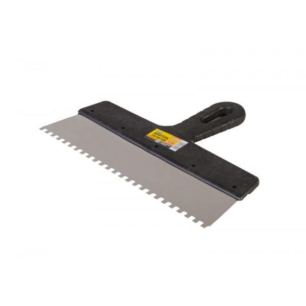 Шпатель зубчастий MasterTool GM 300х6х6 мм (19-6630)