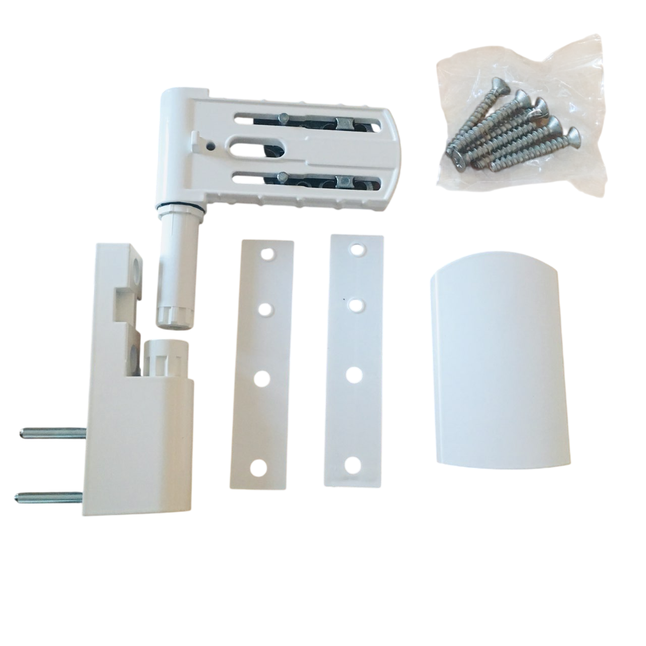 Петля для палстикових дверей до 140 кг Білий (31163220)