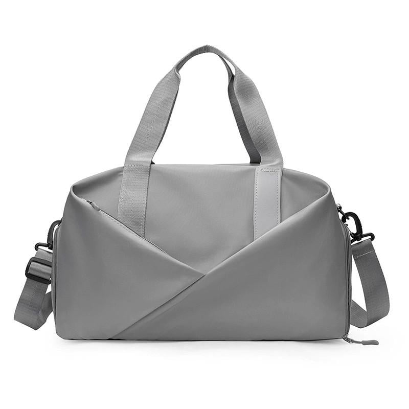 Спортивна сумка Lesko 604 водонепроникна з відділом для взуття Grey (36986756)