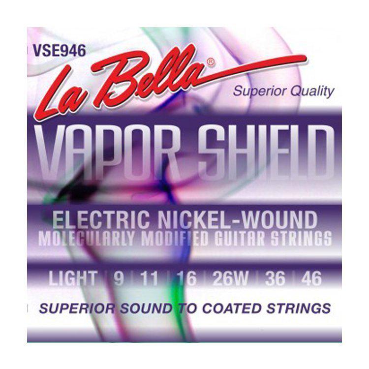 Струны для электрогитары La Bella Vapor Shield Nickel Round Wound VSE946 (122236)