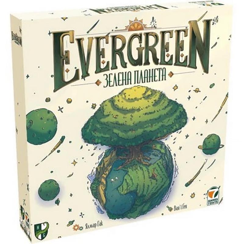 Игра настольная Games7Days "Evergreen. Зелена планета" 45 фишек ростков