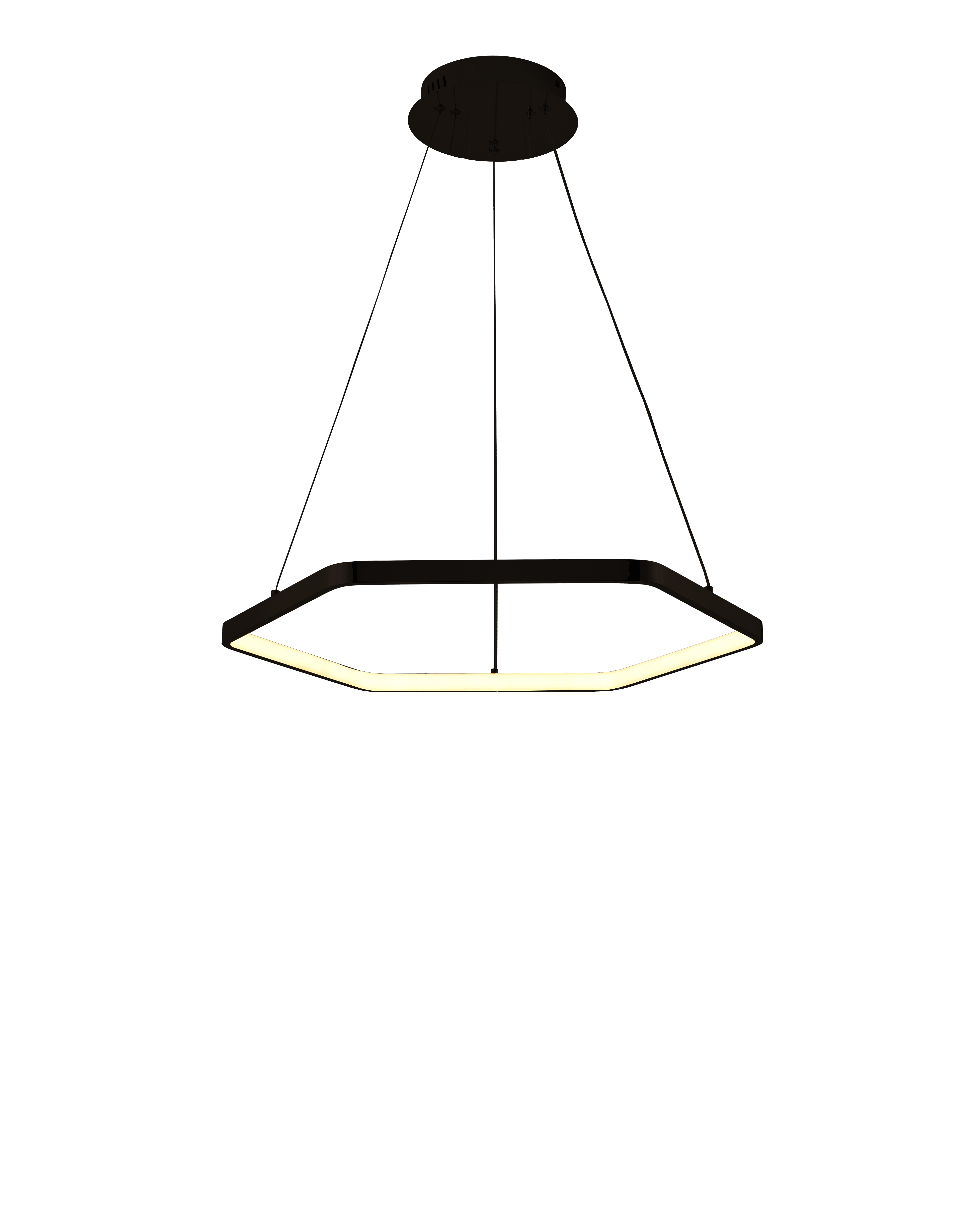 Люстра подвесная светодиодная Sirius LCD3024 BK Черный
