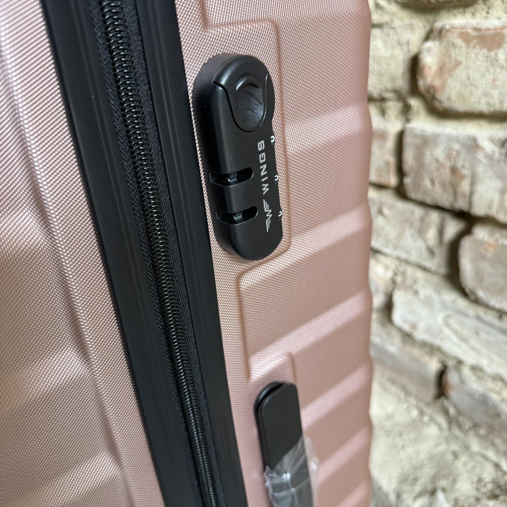 Валіза Wings PEA01 дорожня L Рожеве золото (26557312) - фото 7 Валіза Wings PEA01 дорожня L Рожеве золото (26557312) - фото 7