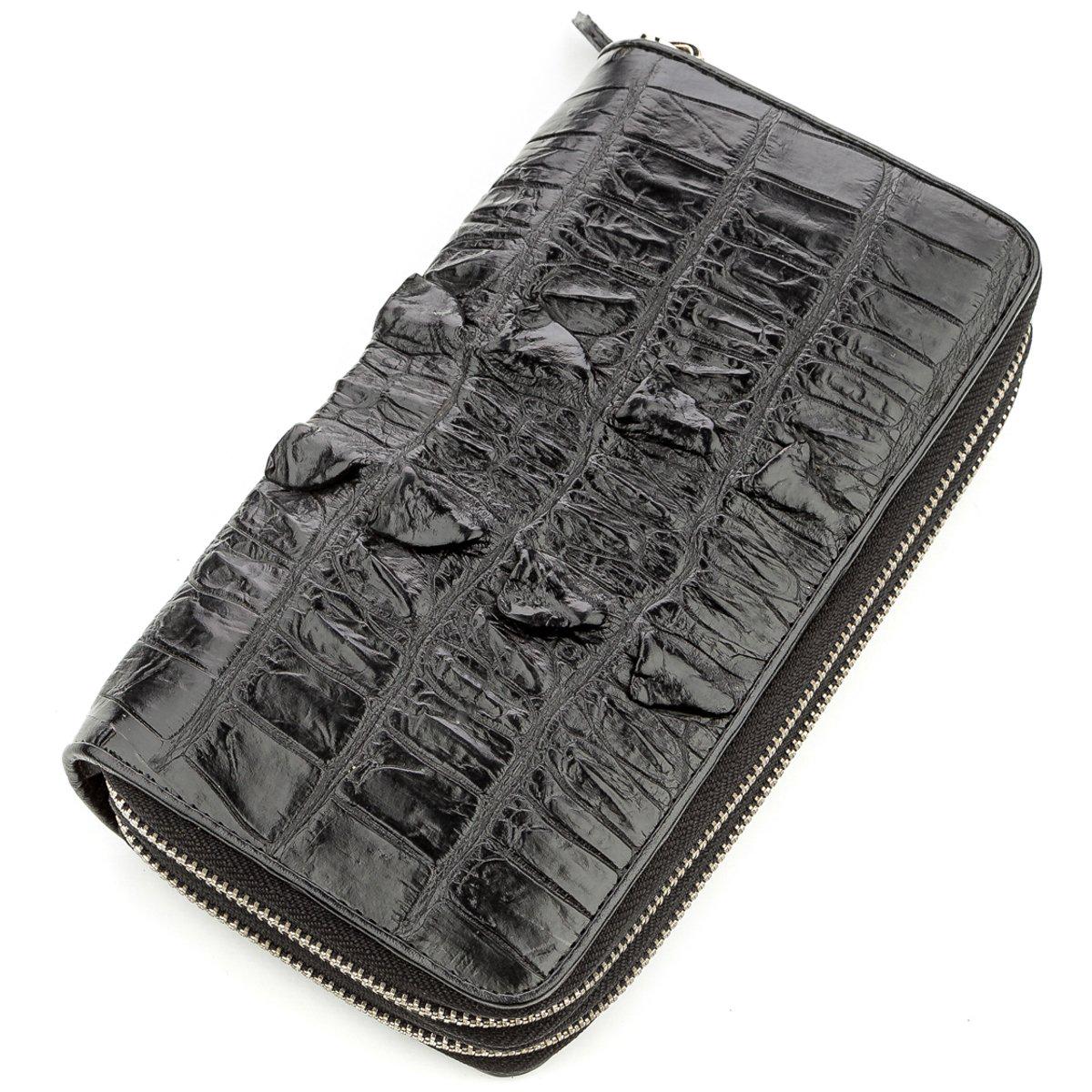 Клатч мужской Crocodile leather 18570 кожа Черный (23858)