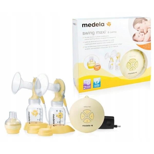 Молоковідсмоктувач двофазний електричний Medela Swing Maxi 2-phase Breast Pump + кальма - фото 2