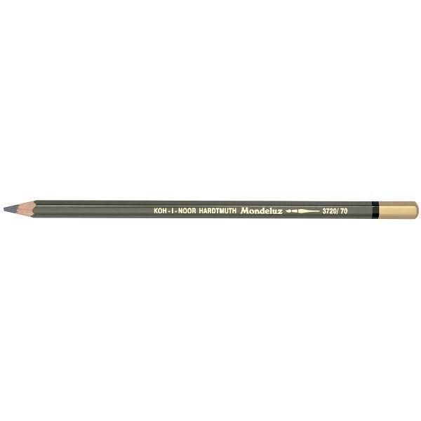 Карандаш акварельный MONDELUZ 3720/70 Dark grey (8593539098294)