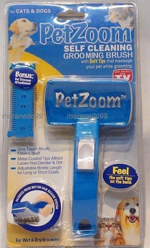 Щітка для тварин Pet Zoom Self Cleaning самоочисна (1700840283)