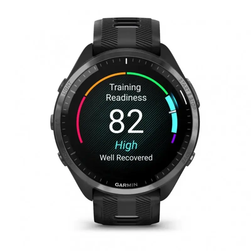 Смарт-часы Garmin Forerunner 965 Carbon Grey DLC Titanium Bezel and Black band (010-02809-10) - фото 4