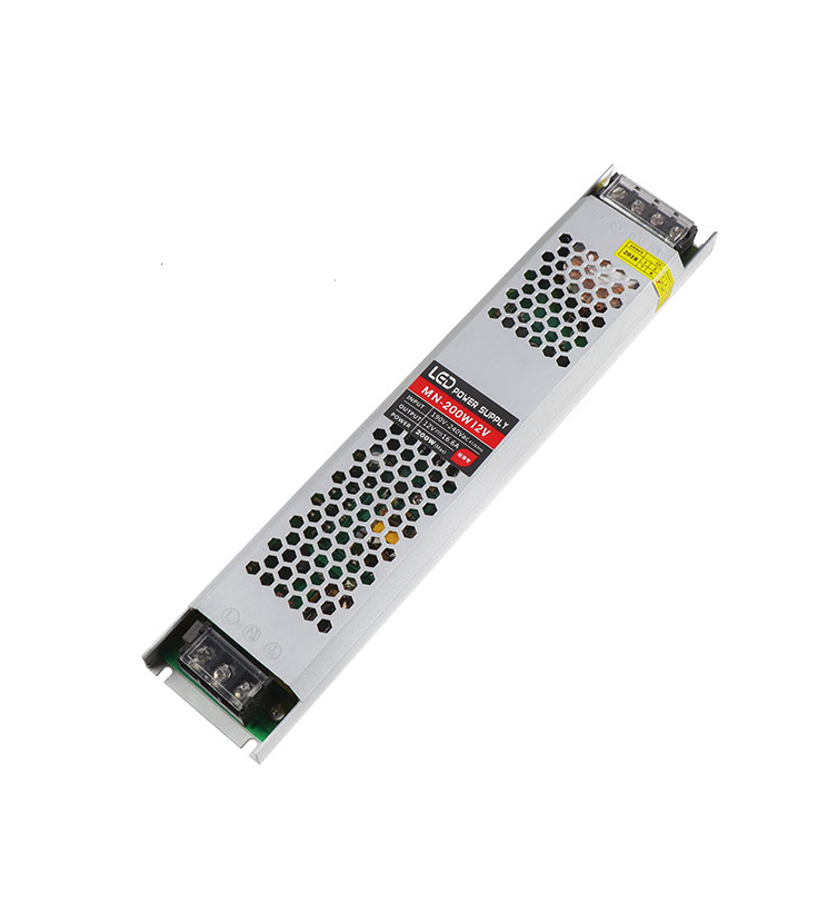 Блок питания для светодиодной ленты slim 12V 200W (28250)