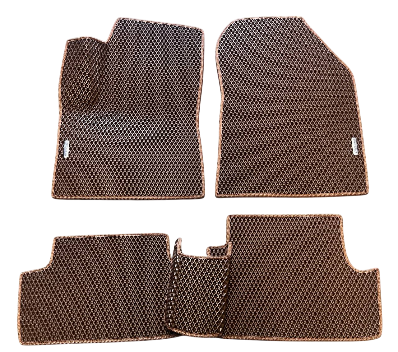 Коврики EVA с 3Д лапой в салон для Ford Transit Connect 2002-2013 гг. Коричневый (2518373723)