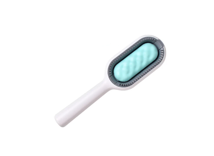 Щетка для вычесывания шерсти у кошек и собак Зеленый (RD-3048)