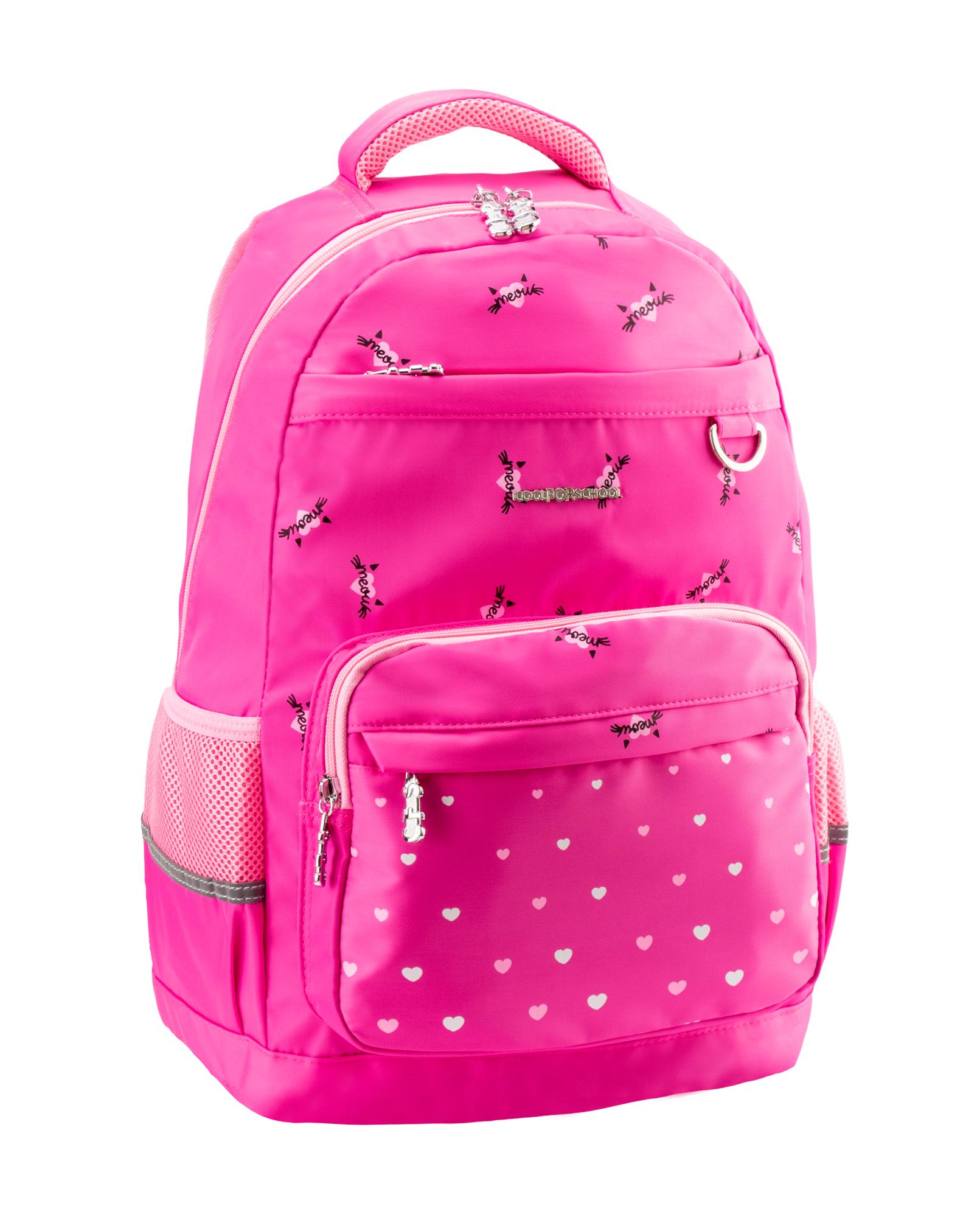 Рюкзак школьный Cool For School 43x30x17 см 16-25 л Розовый (CF86736-01)