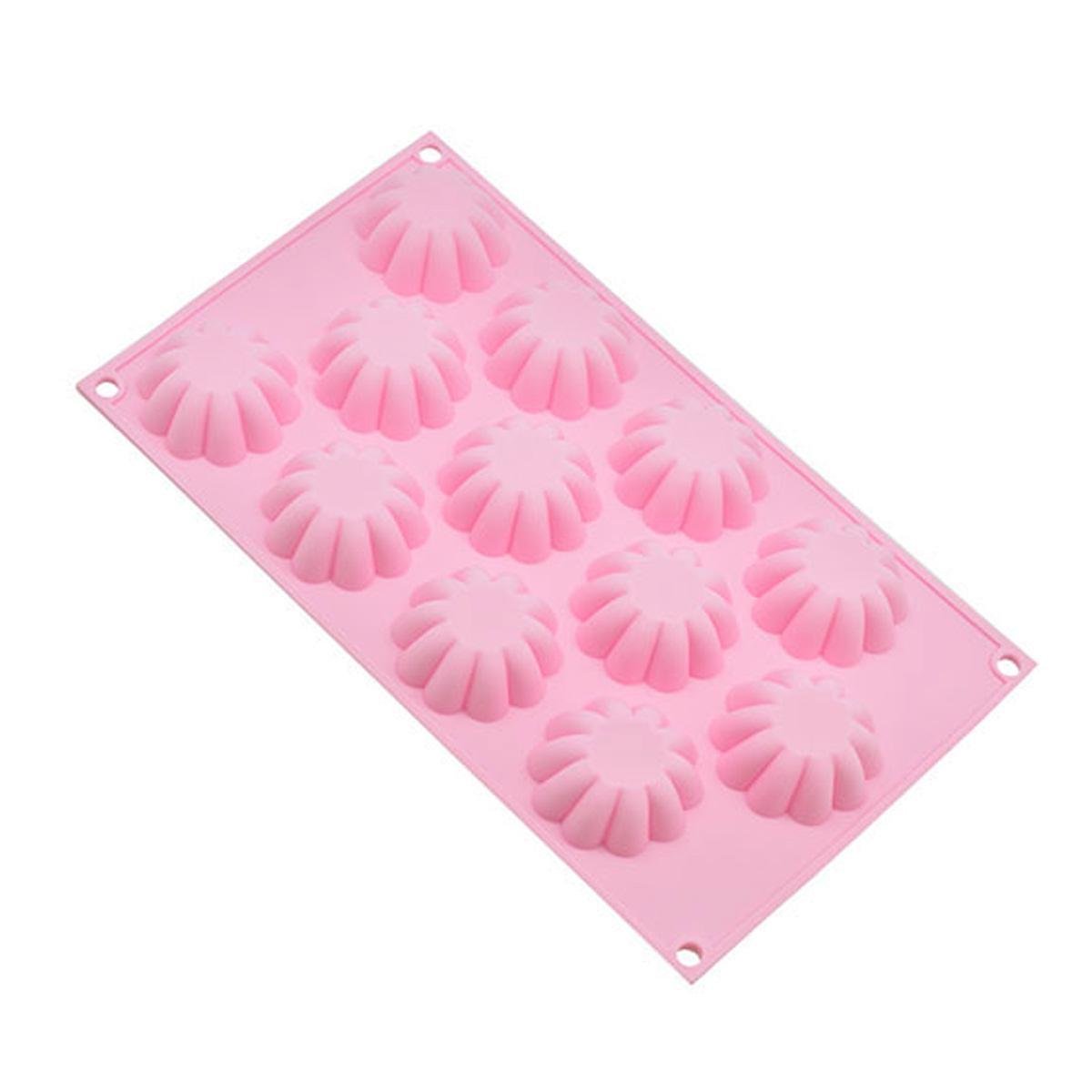 Форма для выпечки кексов Stenson силикон 12 шт. (MH-3324)