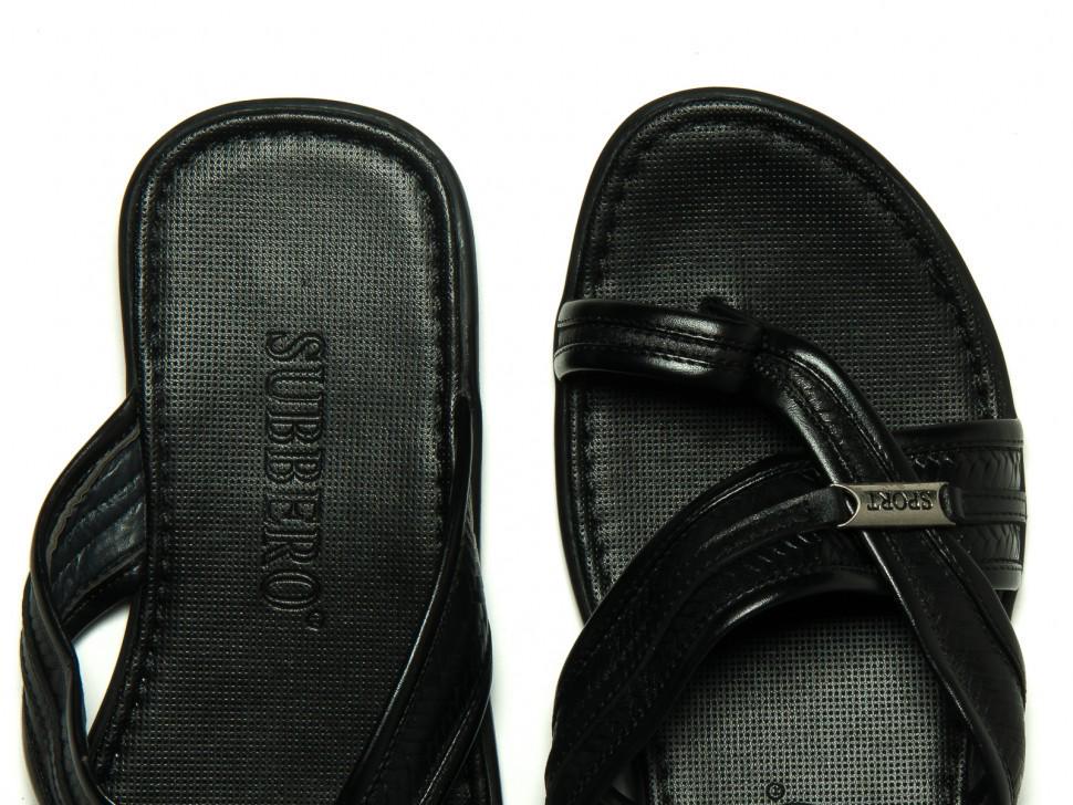 Шлепанцы мужские Subbero 7132333 натуральная кожа р. 43 Черный (15662) - фото 4 Шлепанцы мужские Subbero 7132333 натуральная кожа р. 43 Черный (15662) - фото 4