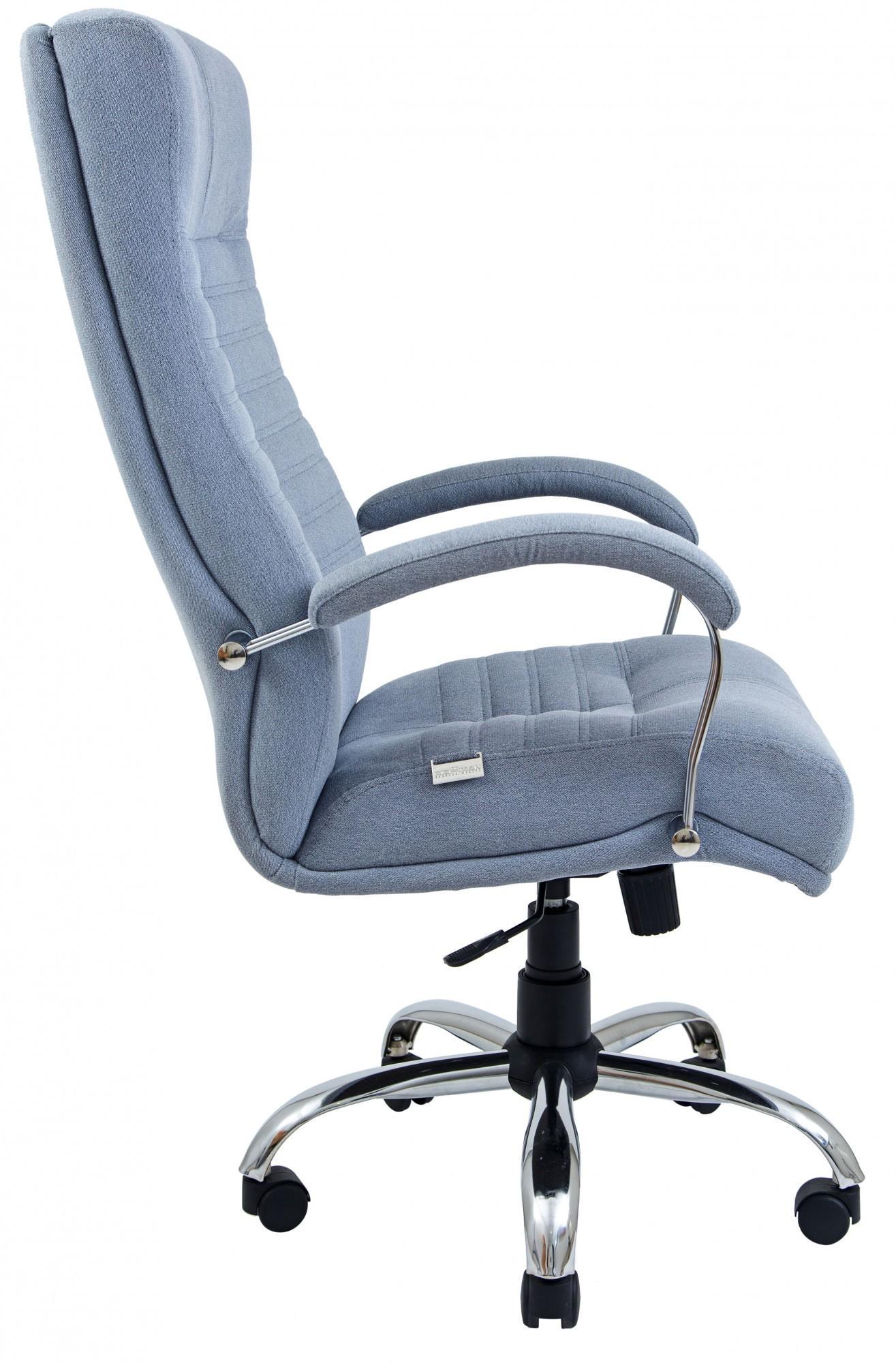 Кресло офисное компьютерное Orion Missoni Хром М2 AnyFix Голубой - фото 3