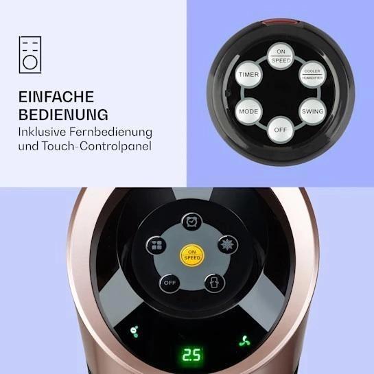 Кондиционер-вентилятор мобильный KLARSTEIN Skyscraper Ice Smart 4 в 1 (10040208) - фото 4 Кондиционер-вентилятор мобильный KLARSTEIN Skyscraper Ice Smart 4 в 1 (10040208) - фото 4