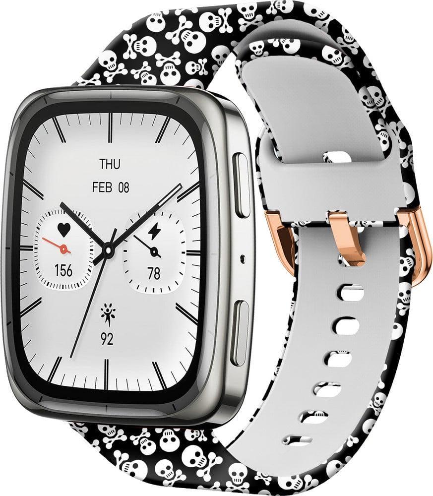 Ремешок Colorful для Amazfit Active 2 Square Skull Black (42173) Ремешок Colorful для Amazfit Active 2 Square Skull Black (42173)