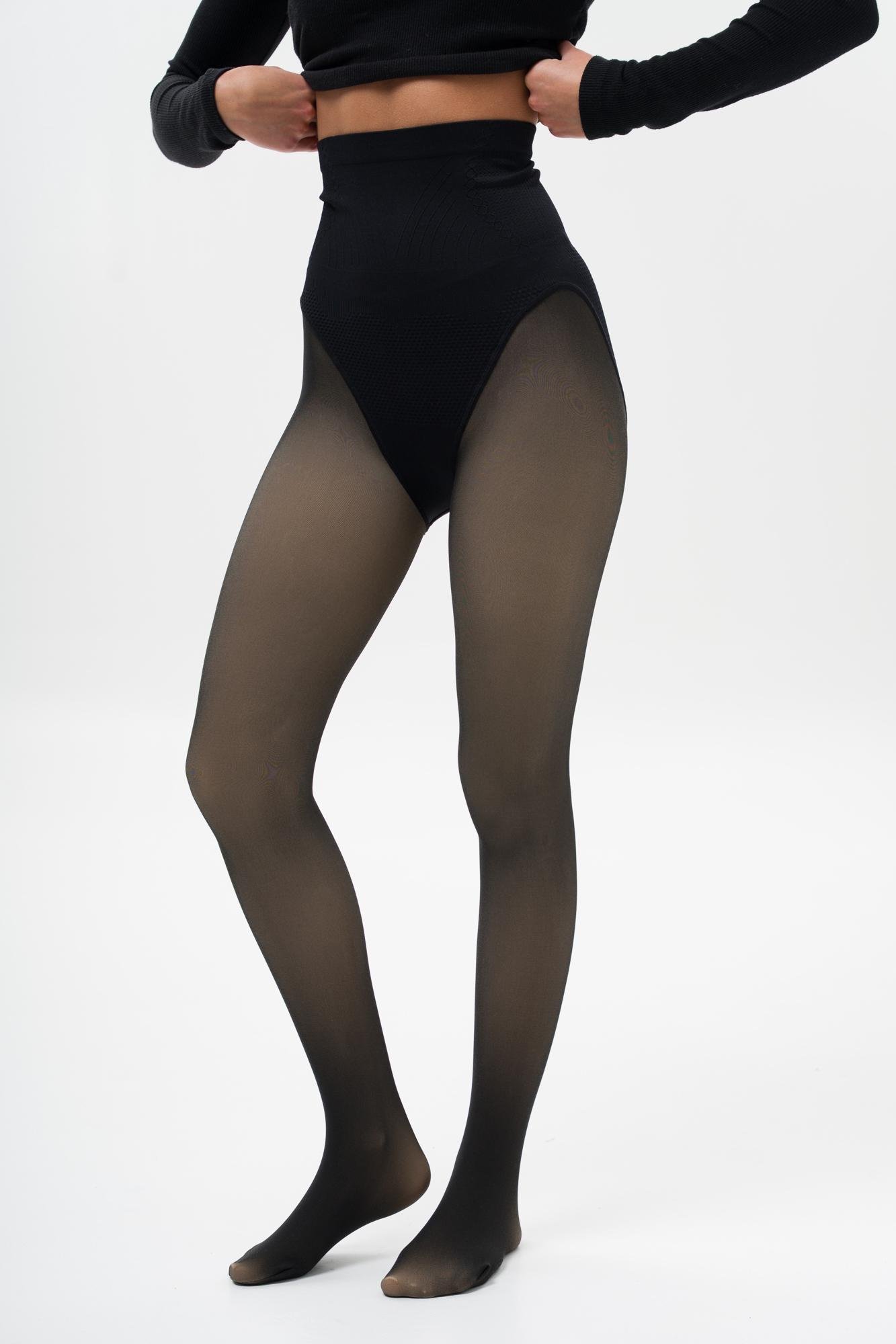 Колготки женские зимние Without Brand L/XL Grip Black (L8056049)