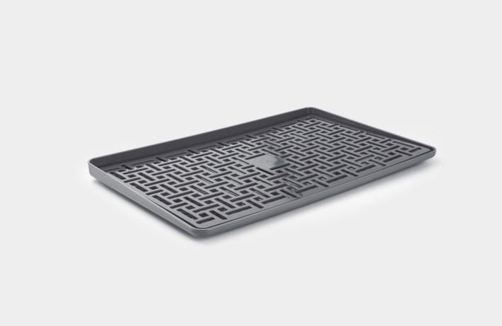 Сушилка для посуды с поддоном 388х245х20 мм Серый (14254041)